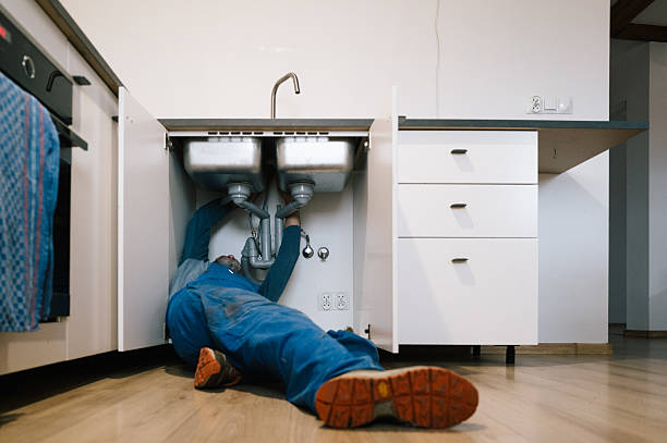 Professional Plumbing technician working in Hibernia, NJ